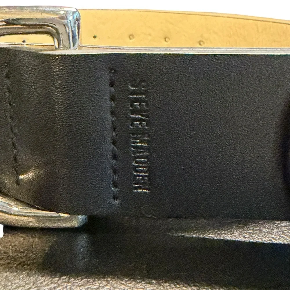 Steve Madden Leather Belt 45”